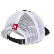 Nebraska Adidas Blackshirts Slouch Trucker Cap